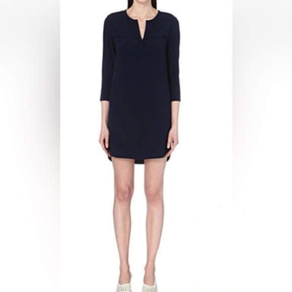 Sandro navy mini dress - Picture 1 of 9
